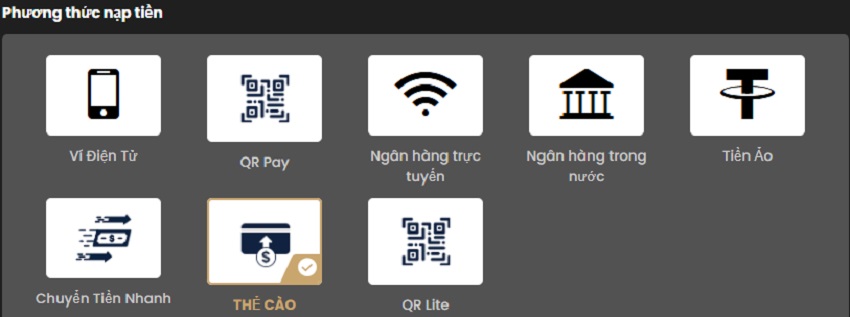 Huong dan cach gui tien 12Bet