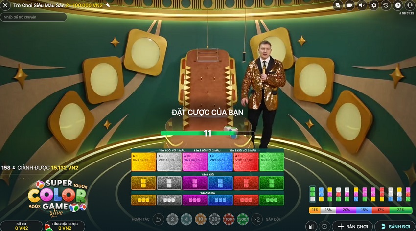 Tim hieu game Super Color Game Live Vn88